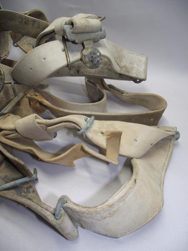 Selection of Relic Victorian 1882 Pattern Buffed Leather Belts and Buckles. — image 4