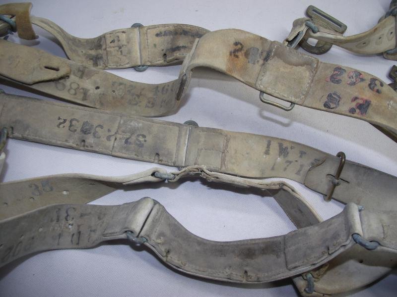 Selection of Relic Victorian 1882 Pattern Buffed Leather Belts and Buckles. — image 8