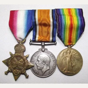 WW1 1914-15 Star Trio Medal Group. Welsh Regiment.