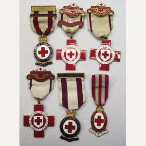 6 X British Red Cross Medals.