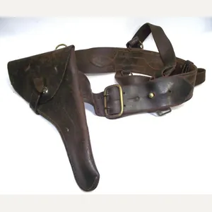 British Officers Pistol Holster and Sam Brown Belt Rig.