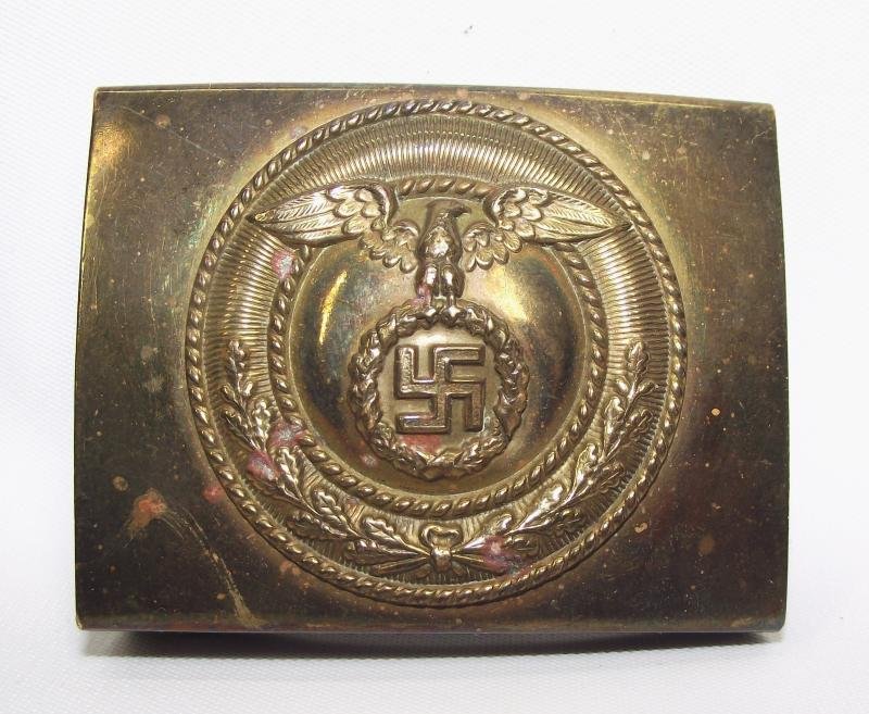 Early ''Static'' Swastika SA Belt Buckle. — image 2