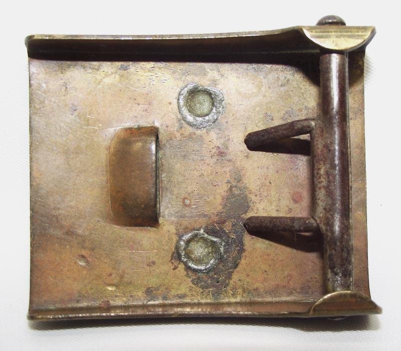 Early ''Static'' Swastika SA Belt Buckle. — image 3