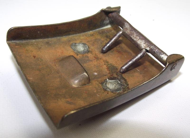 Early ''Static'' Swastika SA Belt Buckle. — image 4