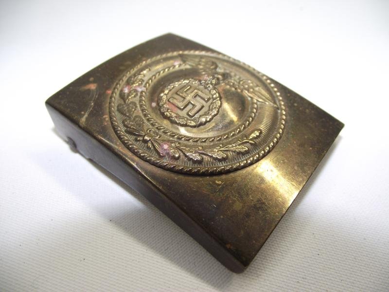 Early ''Static'' Swastika SA Belt Buckle. — image 5