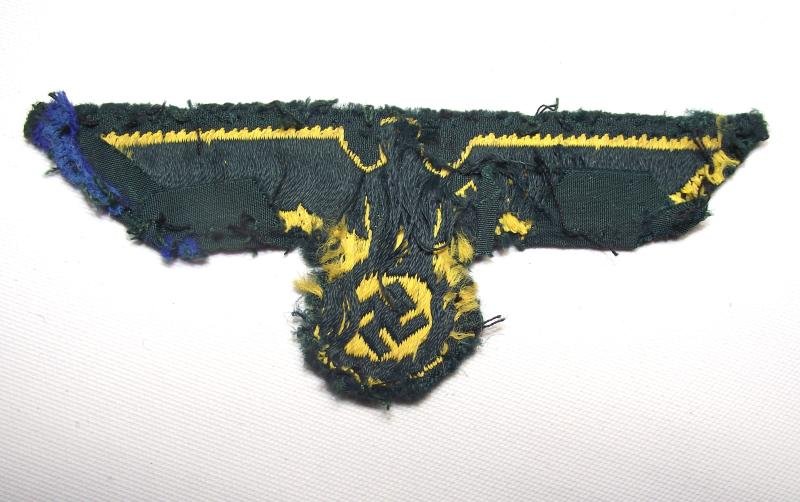 WW2 German Costal Artillery Cloth Tunic Breast Badge. — image 4