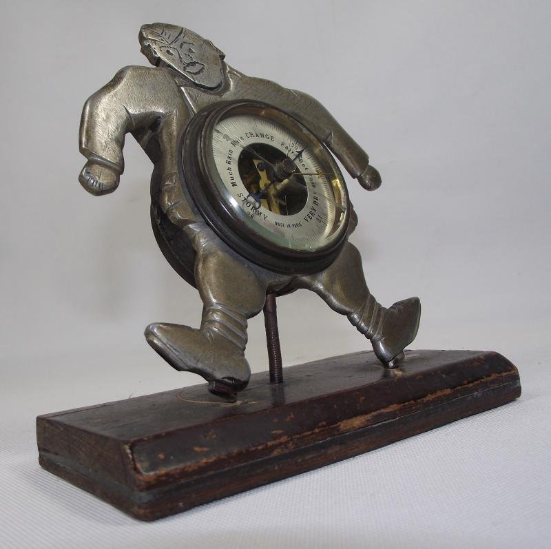 WW1 Royal Flying Corps Clock Barometer Souvenir. — image 3
