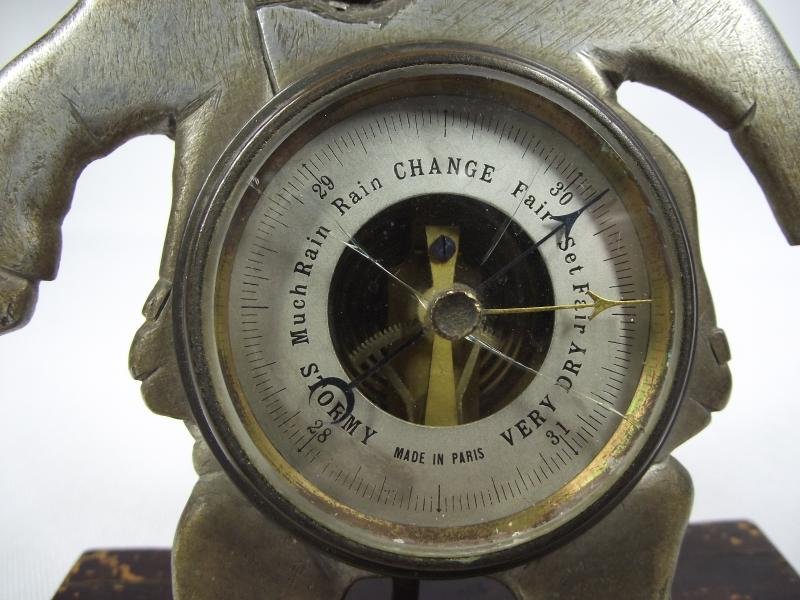 WW1 Royal Flying Corps Clock Barometer Souvenir. — image 4