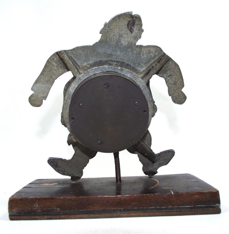 WW1 Royal Flying Corps Clock Barometer Souvenir. — image 7