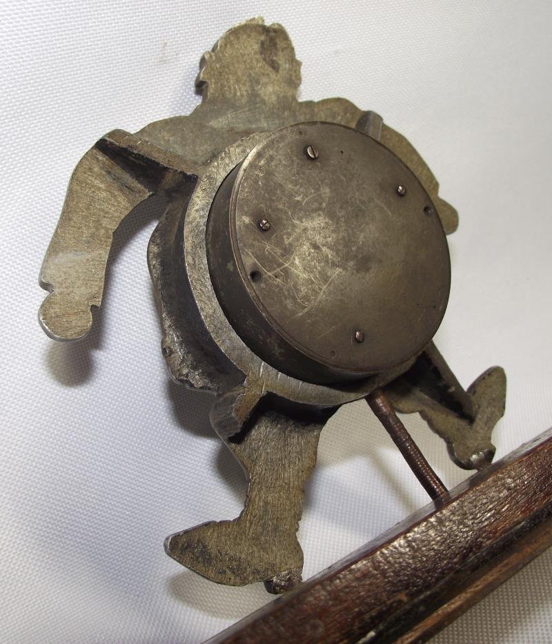 WW1 Royal Flying Corps Clock Barometer Souvenir. — image 9