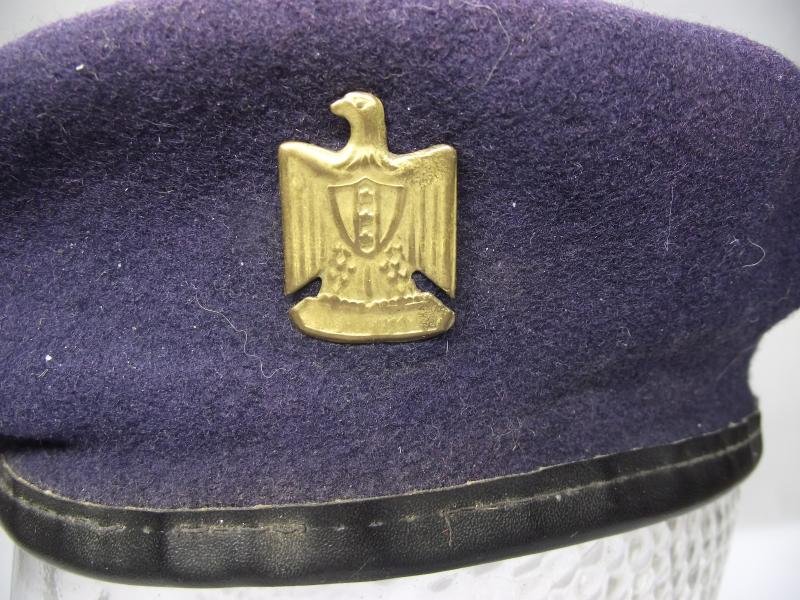 Iraqi Dark Blue Military Beret. OIF Desert Storm. — image 7