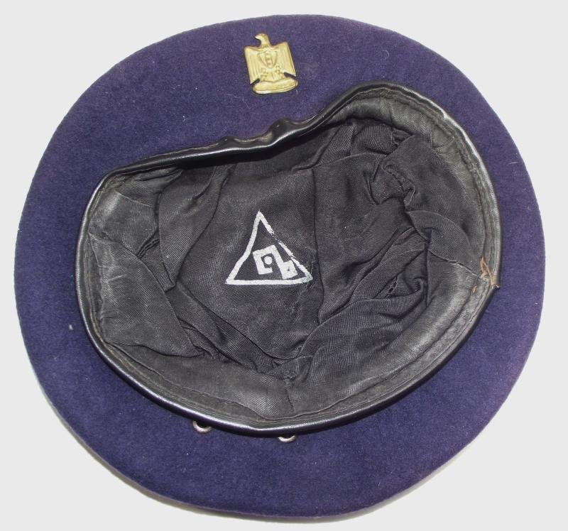 Iraqi Dark Blue Military Beret. OIF Desert Storm. — image 8
