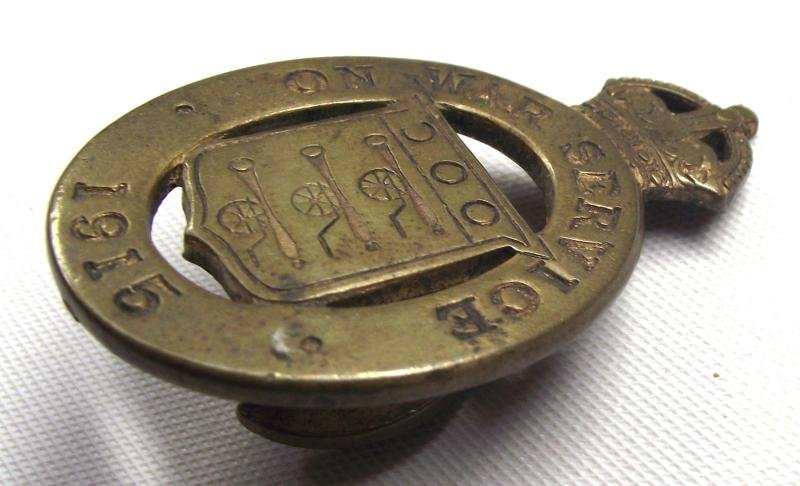 1915 War Service Badge and Photo of Recipient Wearing The Badge. — image 5