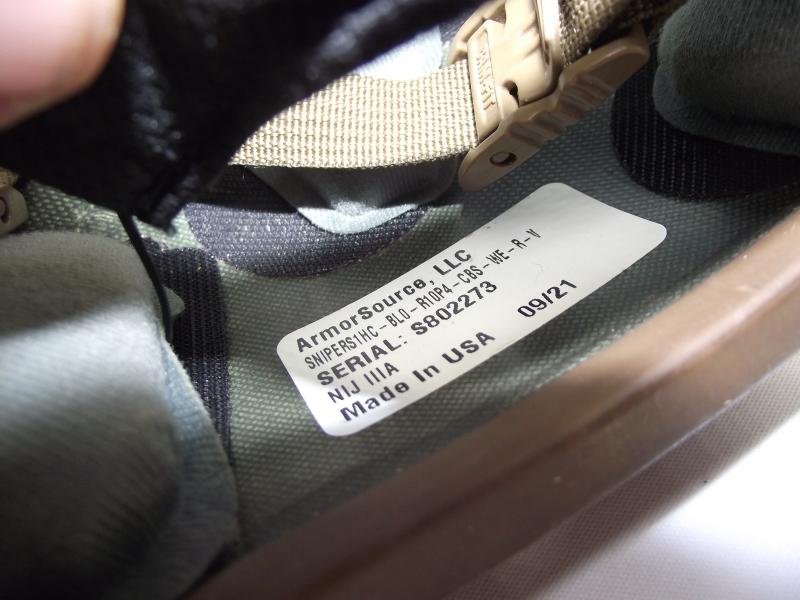 U.S. LJD SNIPER High Cut Special Forces Ballistic Helmet. Armorsource. — image 9