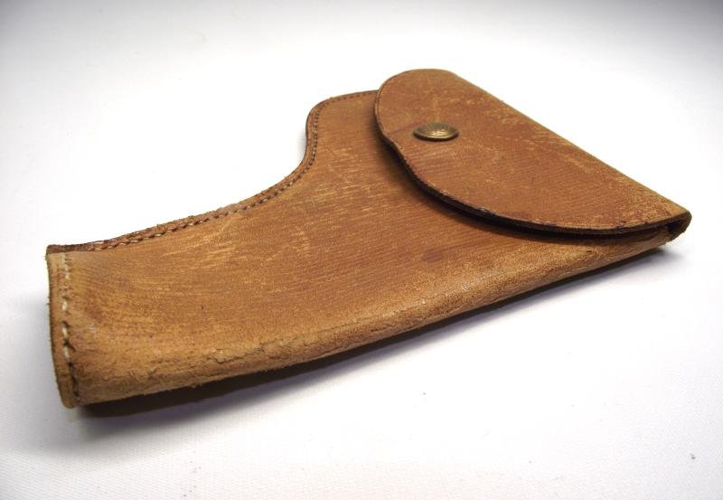 Rare British Private Purchase Webley.32 Leather Holster. — image 3