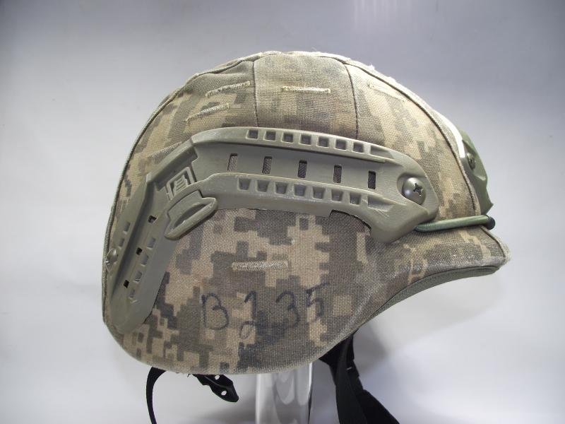 Ukrainian Ballistic Helmet, AH.HC with its Ukrainian digital Camo Cover. . — image 4