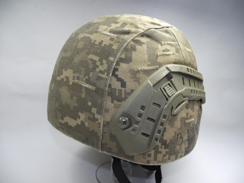 Ukrainian Ballistic Helmet, AH.HC with its Ukrainian digital Camo Cover. . — image 5
