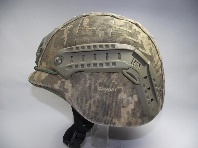 Ukrainian Ballistic Helmet, AH.HC with its Ukrainian digital Camo Cover. . — image 6