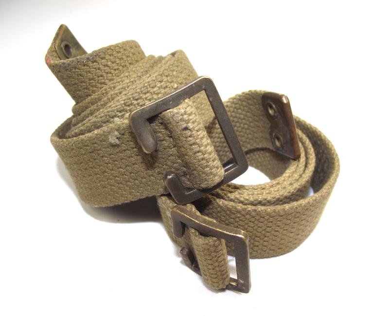 Pair of 1919 Naval Pattern Utility / Haversack Straps. 1919 Dated. — image 2