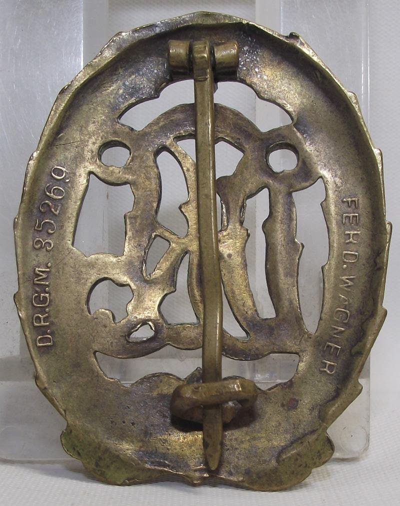 Bronze Grade DRL Sports Badge. Ferd.Wagner. — image 2