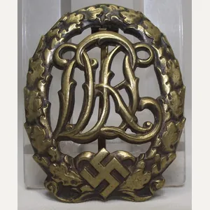 Bronze Grade DRL Sports Badge. Ferd.Wagner.