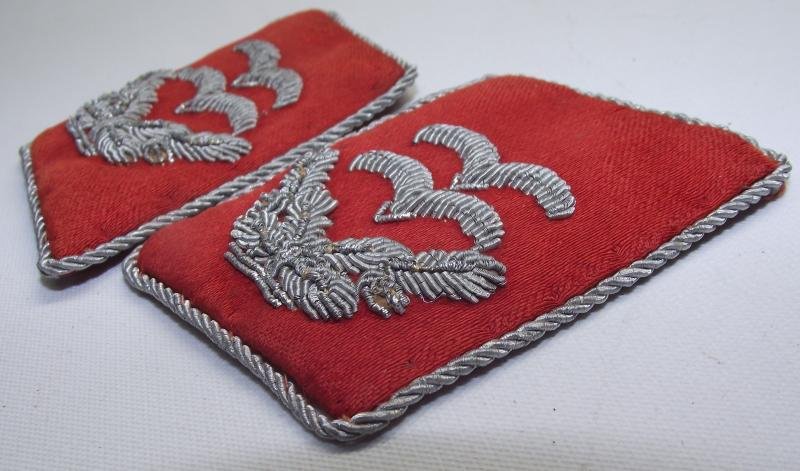 WW2 German Luftwaffe Flak Oberleutnants Collar Tabs. — image 2