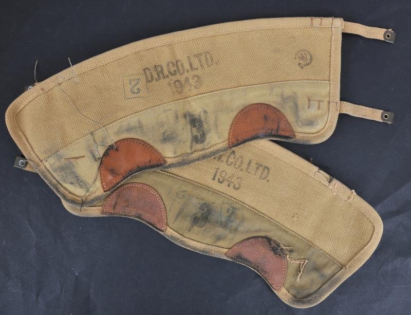 WW2 Canadian Webbing Anklets  1943 - Size 3 — image 2