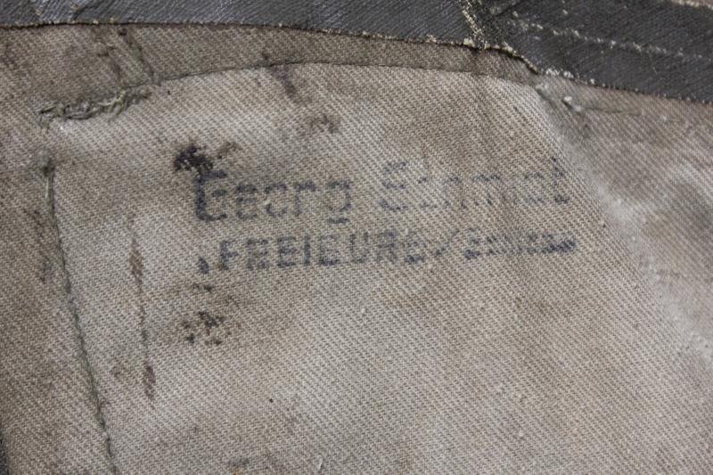 WW2 German Rubberised Motorcyclists Coat - Worn By POW — image 8