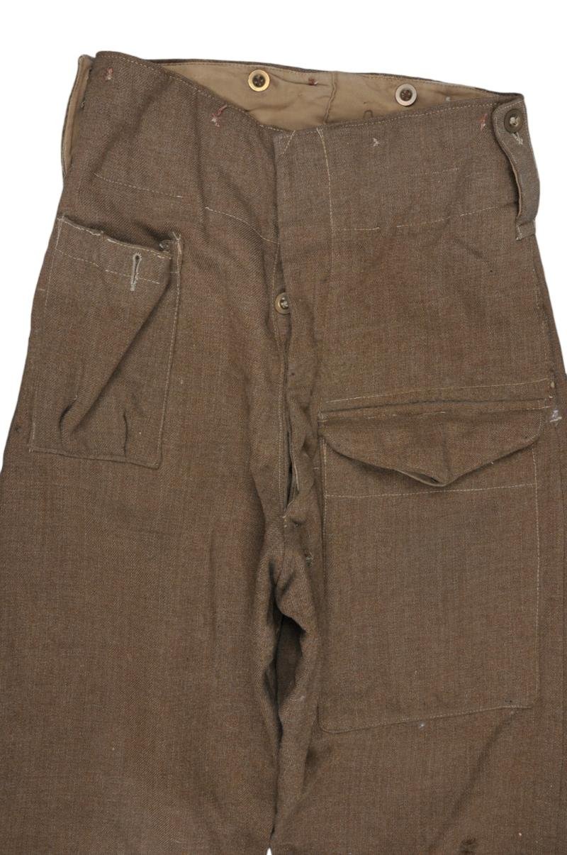 WW2 British '37 Pattern Battledress Trousers - 1940 — image 2