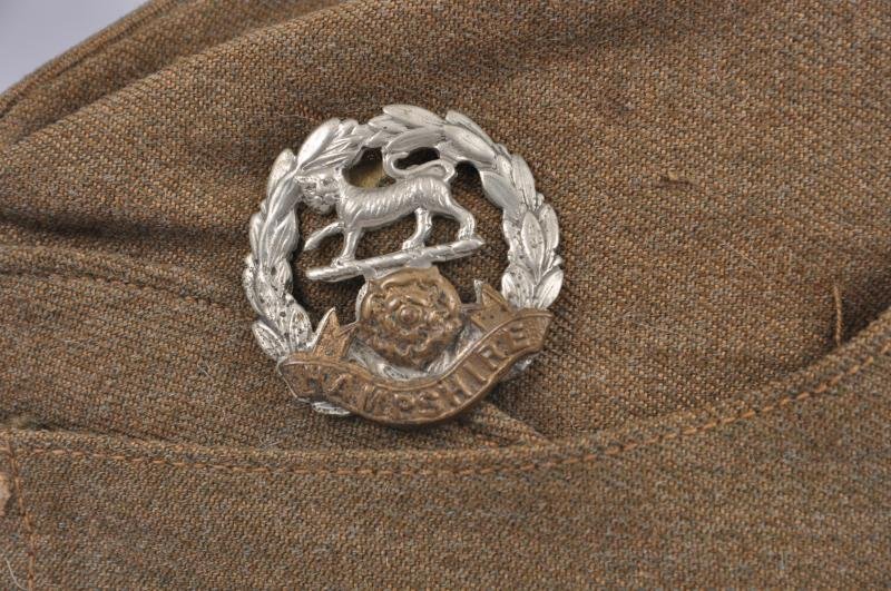 WW2 British Hampshire Regiment Forage Cap — image 3