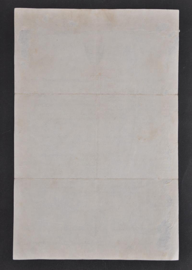 Original & Rare D-Day Eisenhower ' June 6, 1944, Order Of The Day ' Printed Leaflet — image 4