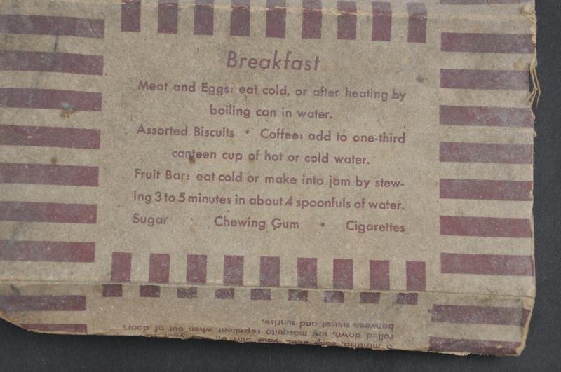 US Breakfast K Ration 1944 — image 3