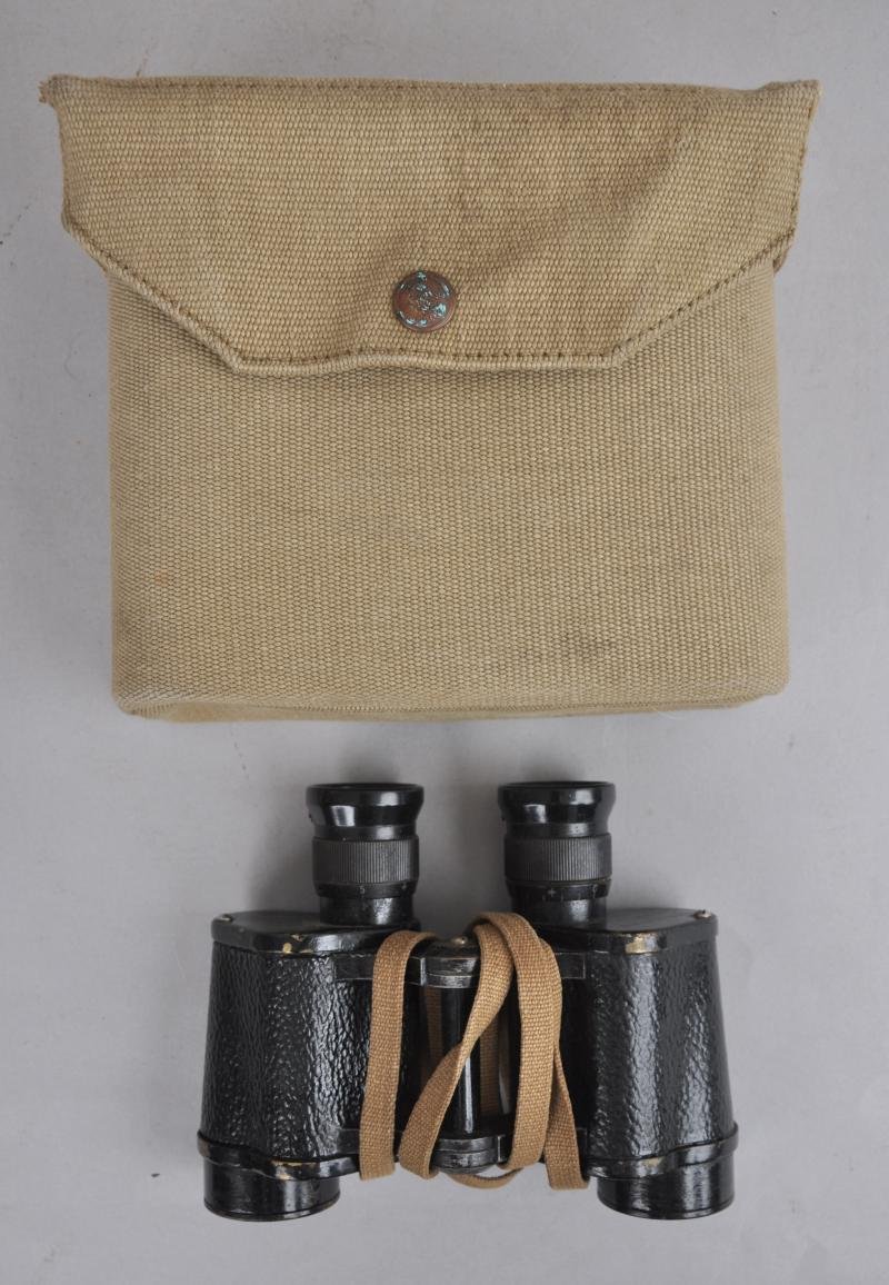 WW2 British Binoculars In '37 Pattern Case 1938/43 — image 2