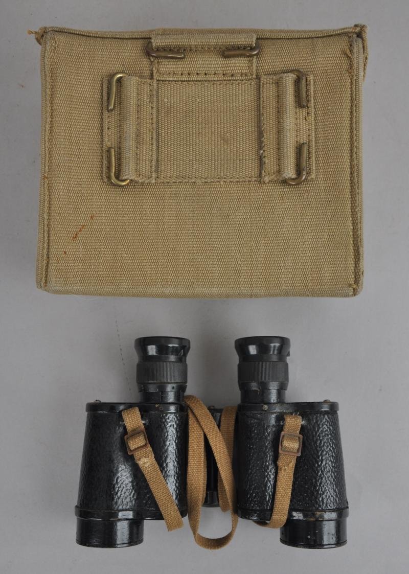 WW2 British Binoculars In '37 Pattern Case 1938/43 — image 3