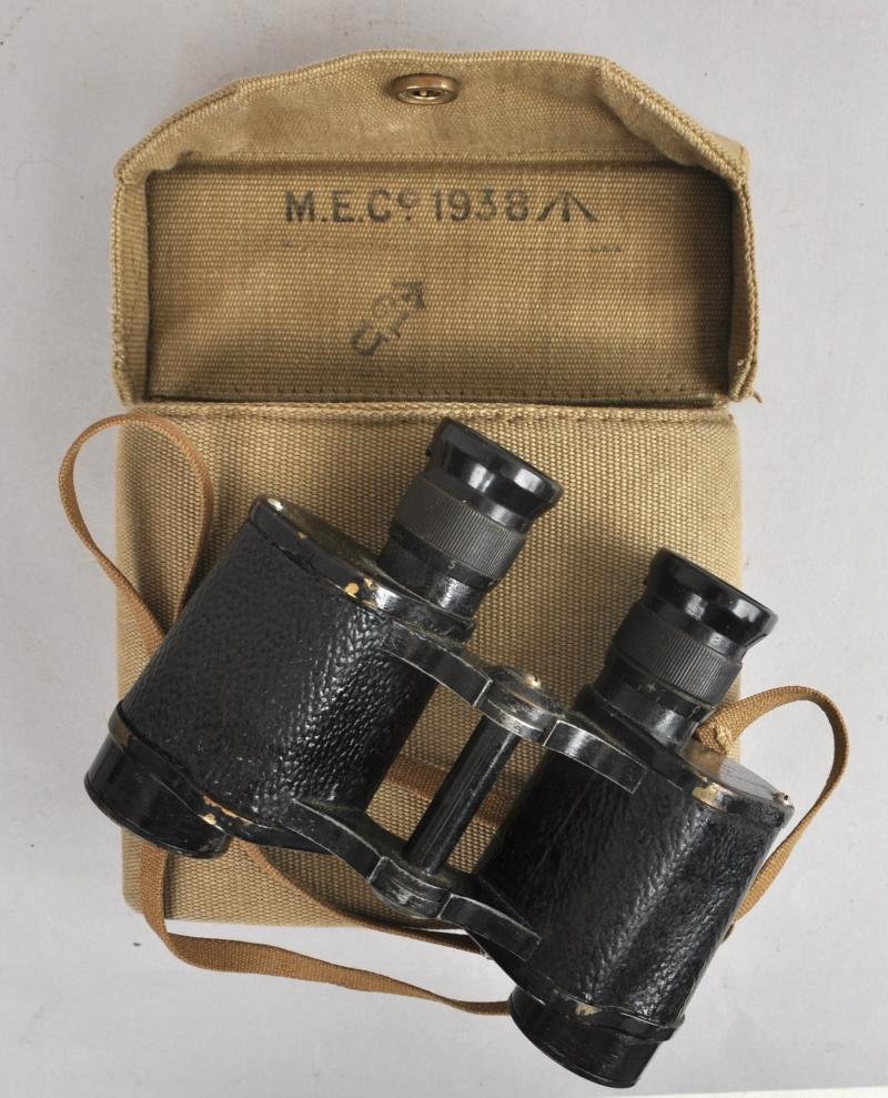 WW2 British Binoculars In '37 Pattern Case 1938/43 — image 4