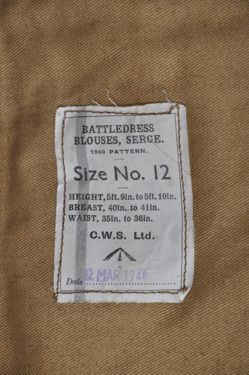 WW2 British Battledress Blouse 1941 — image 2