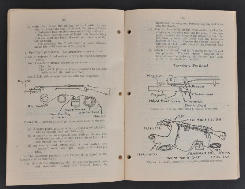 WW2 British 'Anti Aircraft' - Small Arms Training Manual 1942 — image 5