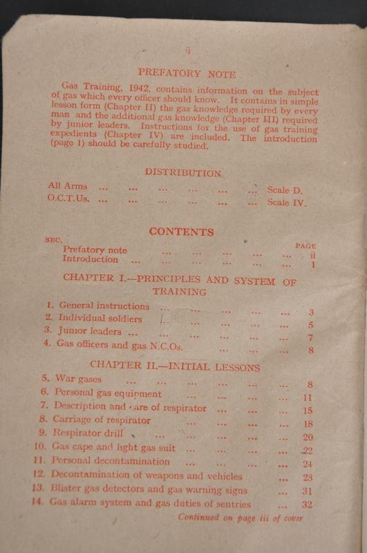 WW2 British 'Gas Training' - With Handwritten Notes — image 2