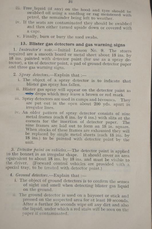 WW2 British 'Gas Training' - With Handwritten Notes — image 3