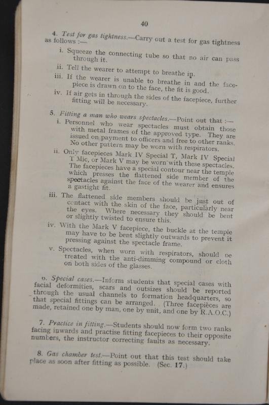 WW2 British 'Gas Training' - With Handwritten Notes — image 4