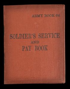WW2 British Army Paybook AB64 - Blank Copy Unissued