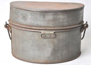 WW1 British Kidney Shaped Messtin - Marked To Royal Marine …