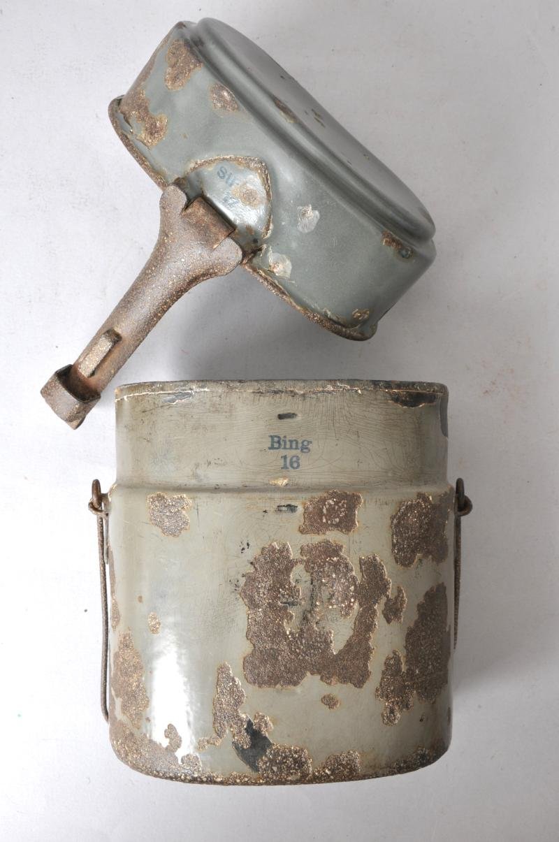 WW1 German Green Enamel Messtin 1916/17 — image 3