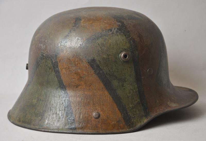 WW1 German M16 Camouflage Helmet — image 3