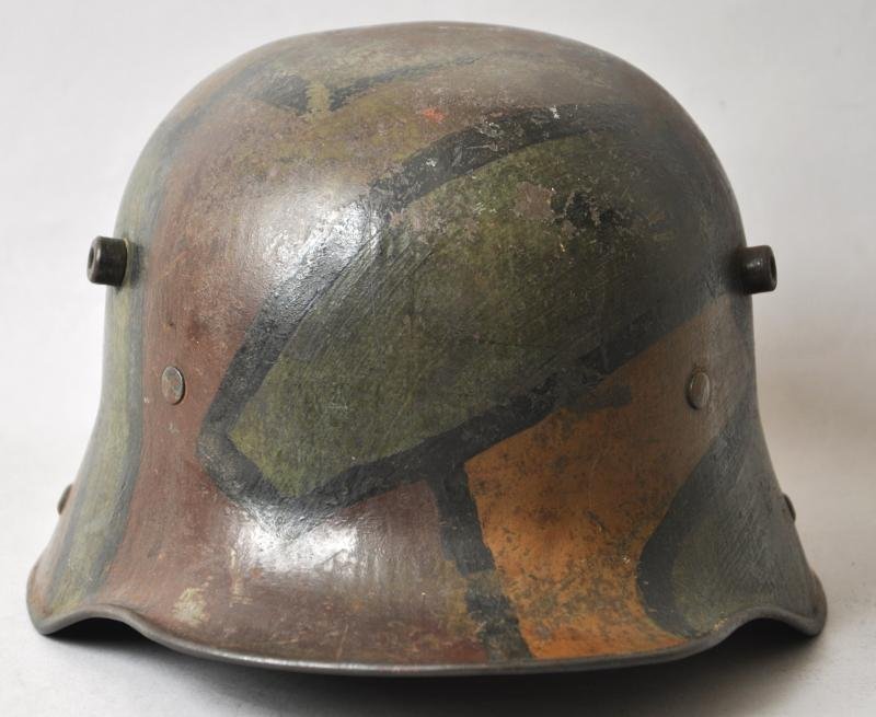 WW1 German M16 Camouflage Helmet — image 4