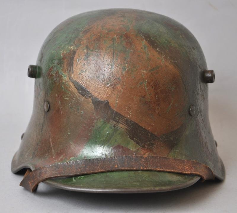 WW1 German M16 Camouflage Helmet — image 2