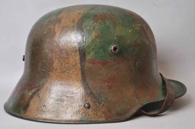 WW1 German M16 Camouflage Helmet — image 3