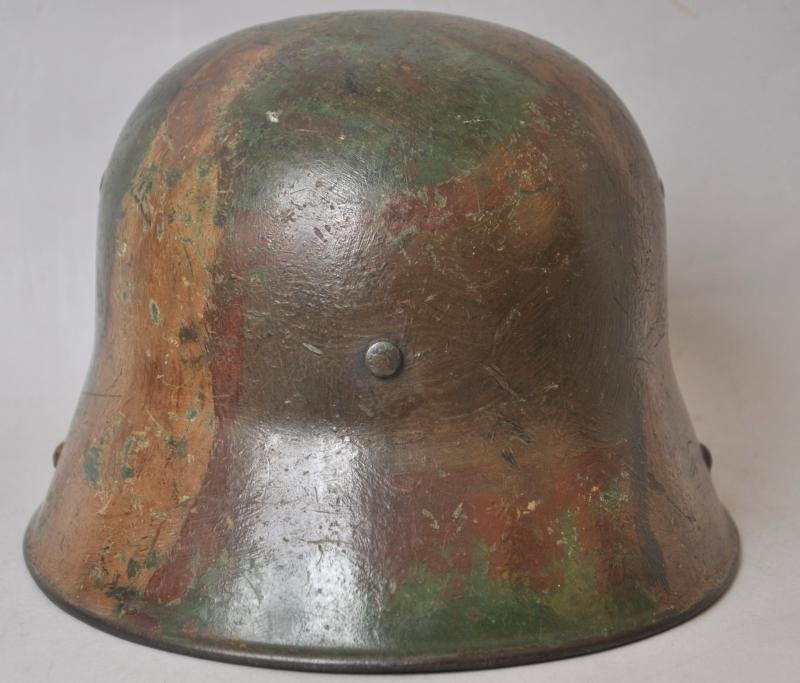 WW1 German M16 Camouflage Helmet — image 4