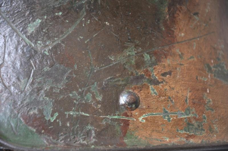 WW1 German M16 Camouflage Helmet — image 9