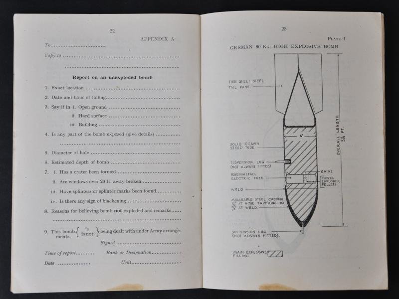 Bomb Reconnaissance & Protection Against Unexploded Bombs 1941 — image 2